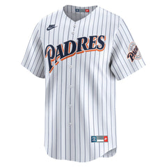 San Diego Padres Nike Cooperstown Collection Limited Jersey - White Jerseys
