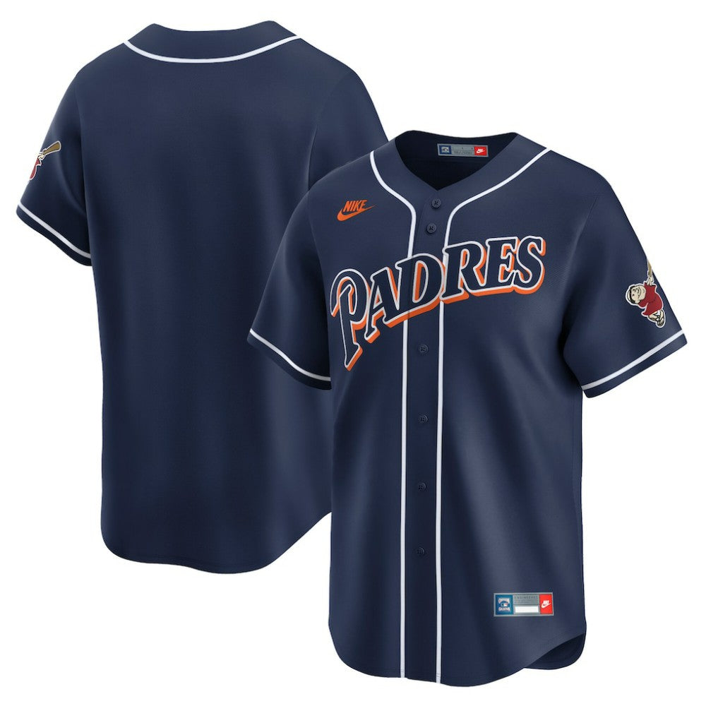 San Diego Padres Nike Cooperstown Collection Limited Jersey - Navy Jerseys