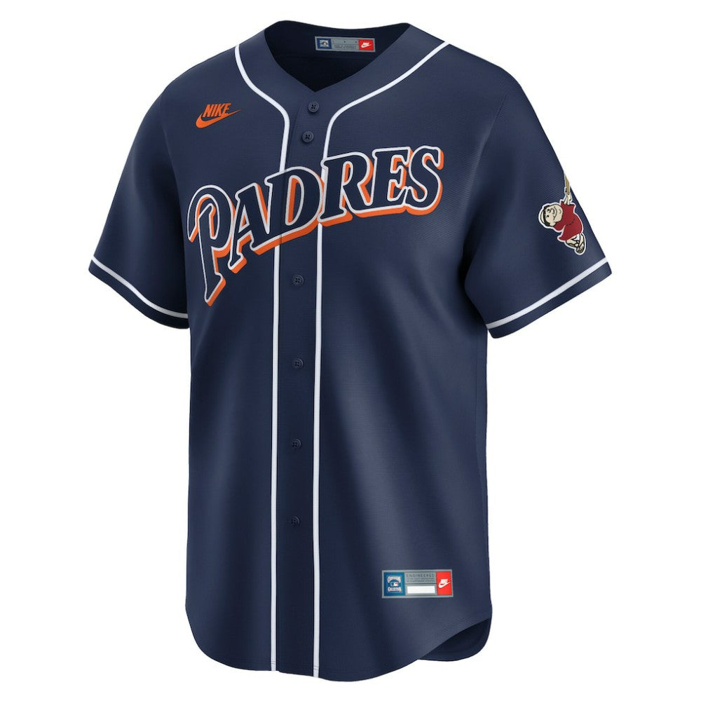 San Diego Padres Nike Cooperstown Collection Limited Jersey - Navy Jerseys