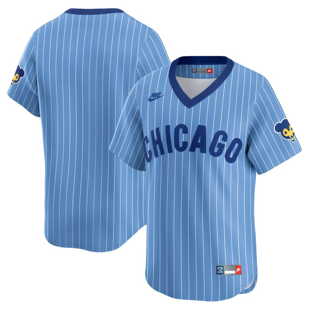 Chicago Cubs Nike Cooperstown Collection Limited Jersey - Light Blue Jerseys