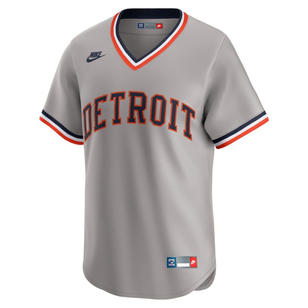 Detroit Tigers Nike Cooperstown Collection Limited Jersey - Gray Jerseys