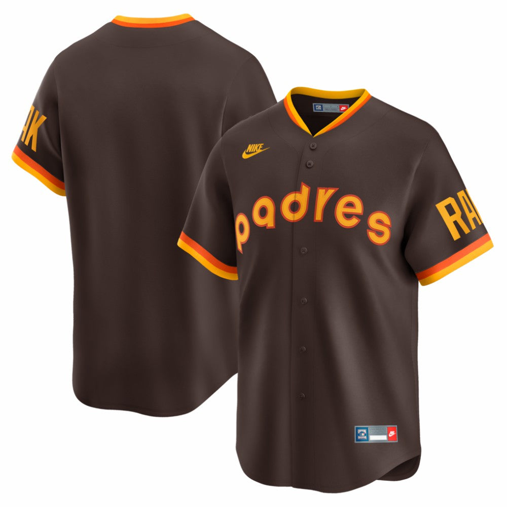San Diego Padres Nike Cooperstown Collection Limited Jersey - Brown Jerseys