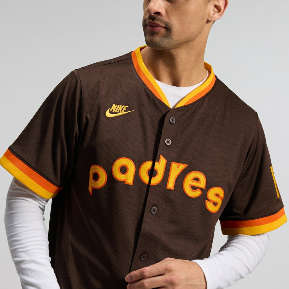 San Diego Padres Nike Cooperstown Collection Limited Jersey - Brown Jerseys