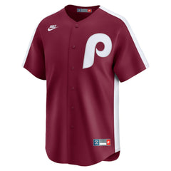 Philadelphia Phillies Nike Cooperstown Collection Limited Jersey - Maroon Jerseys