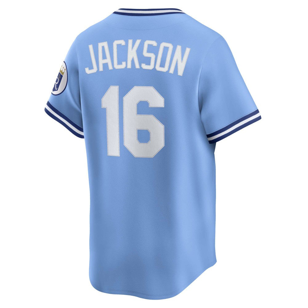 Bo Jackson Kansas City Royals Nike Throwback Cooperstown Collection Limited Jersey - Light Blue Jerseys