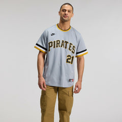 Roberto Clemente Pittsburgh Pirates Nike Throwback Cooperstown Collection Limited Jersey - Gray Jerseys