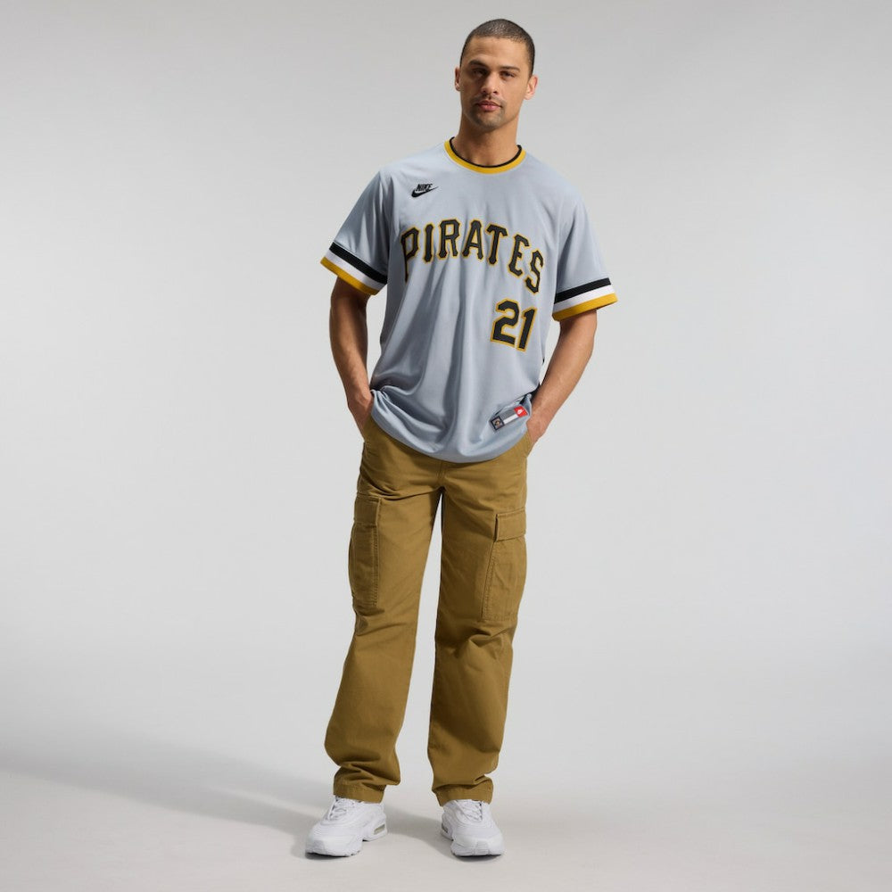 Roberto Clemente Pittsburgh Pirates Nike Throwback Cooperstown Collection Limited Jersey - Gray Jerseys