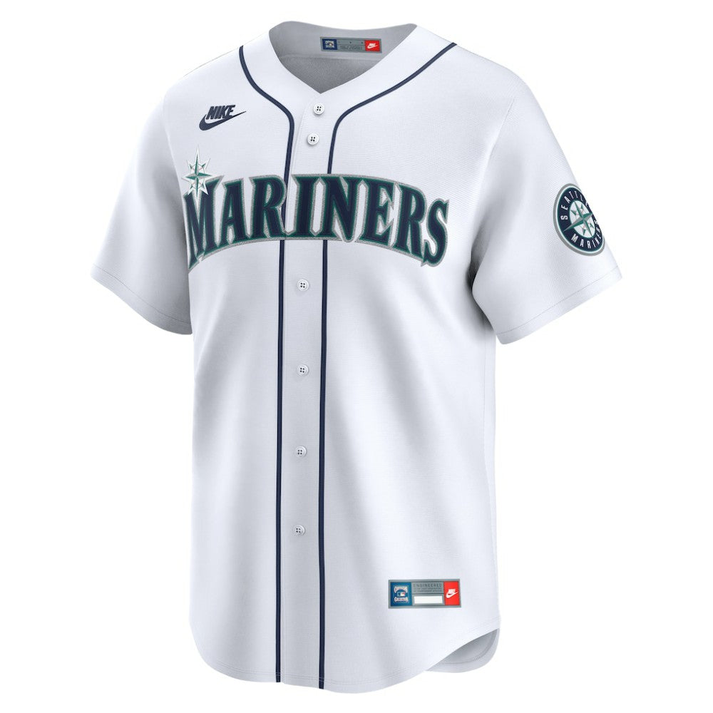 Ken Griffey Jr. Seattle Mariners Nike Throwback Cooperstown Collection Limited Jersey - White Jerseys