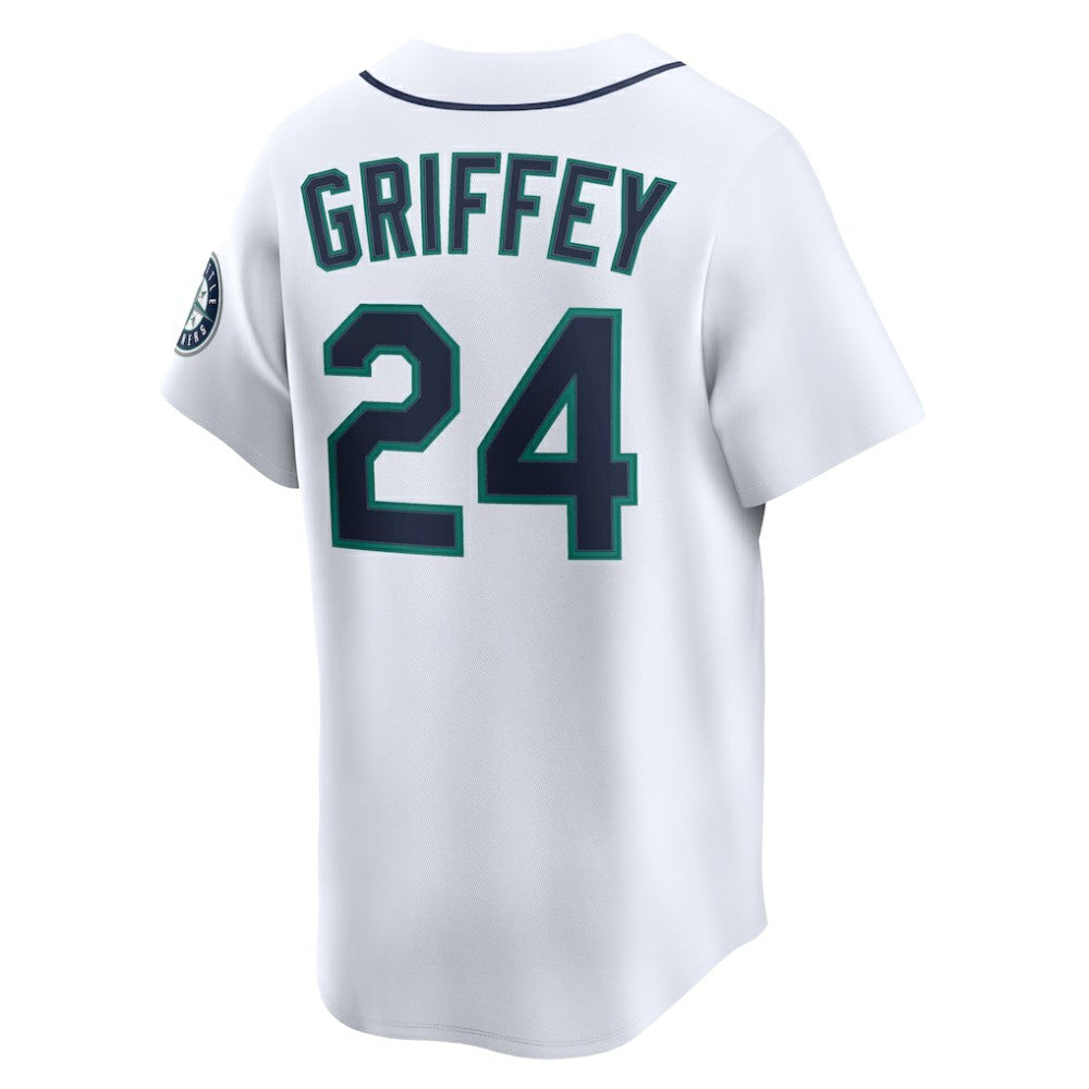Ken Griffey Jr. Seattle Mariners Nike Throwback Cooperstown Collection Limited Jersey - White Jerseys