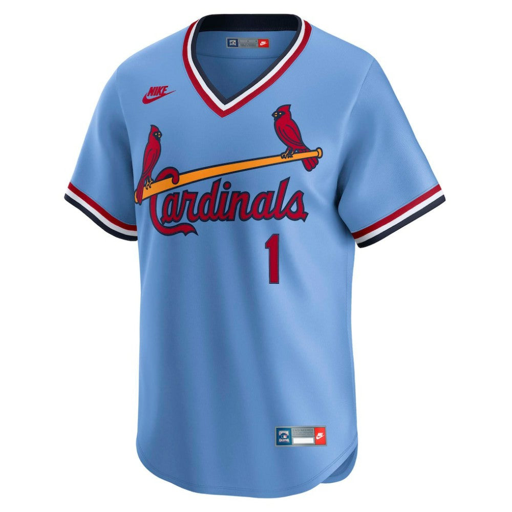 Ozzie Smith St. Louis Cardinals Nike Throwback Cooperstown Collection Limited Jersey - Blue Jerseys