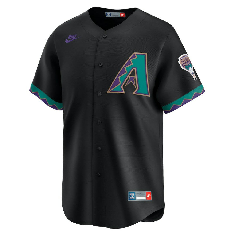 Randy Johnson Arizona Diamondbacks Nike Throwback Cooperstown Collection Limited Jersey - Black Jerseys