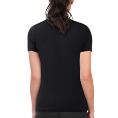 Cincinnati Reds G-III 4Her by Carl Banks Women's Super-Slim Fit Lightweight Flowers Graphic T-Shirt - Black T-shirts