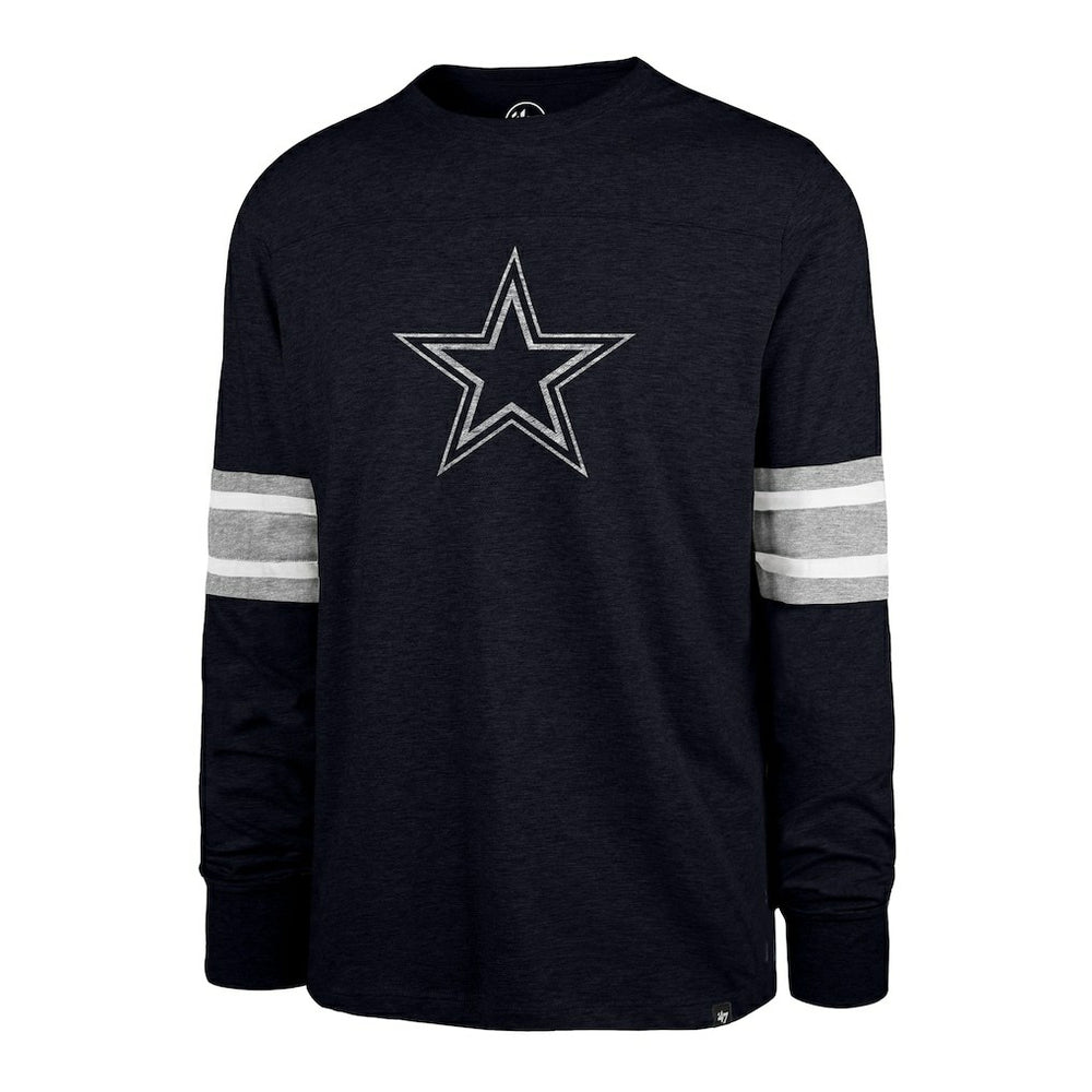 Dallas Cowboys '47 Premier Brex Long Sleeve T-Shirt - Navy T-shirts