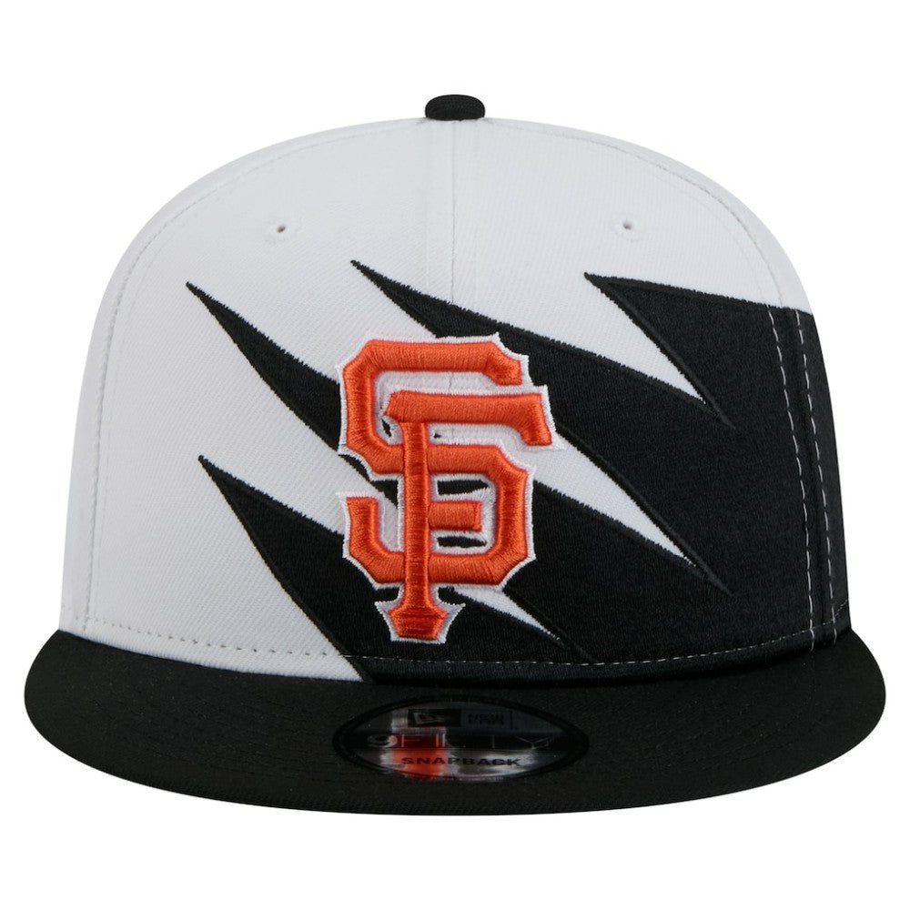 San Francisco Giants New Era Jagged 9FIFTY Snapback Hat - Black/White Hats