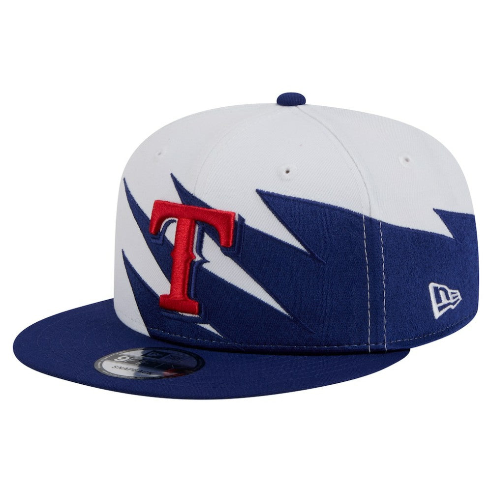 Texas Rangers New Era Jagged 9FIFTY Snapback Hat - Royal/White Hats