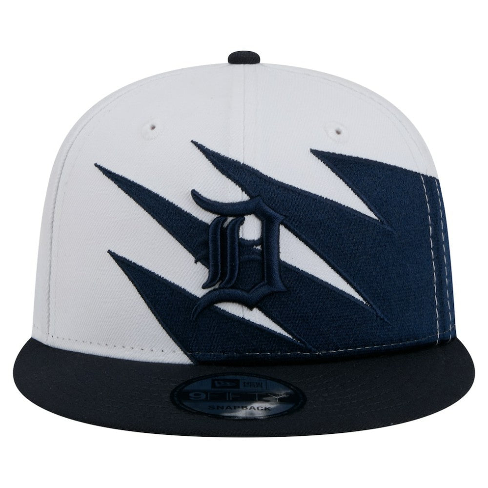 Detroit Tigers New Era Jagged 9FIFTY Snapback Hat - Navy/White Hats