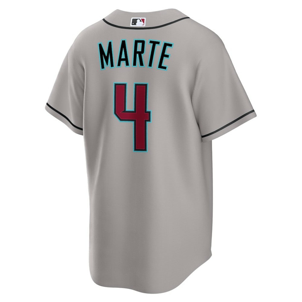 Ketel Marte Arizona Diamondbacks Nike Road Replica Jersey - Gray Jerseys