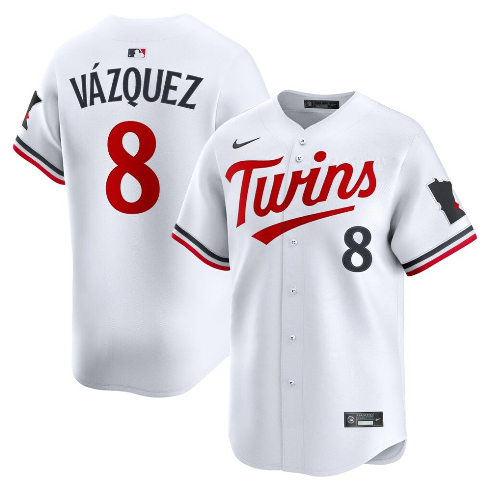 Christian Vázquez Minnesota Twins Nike Home Limited Jersey - White Jerseys