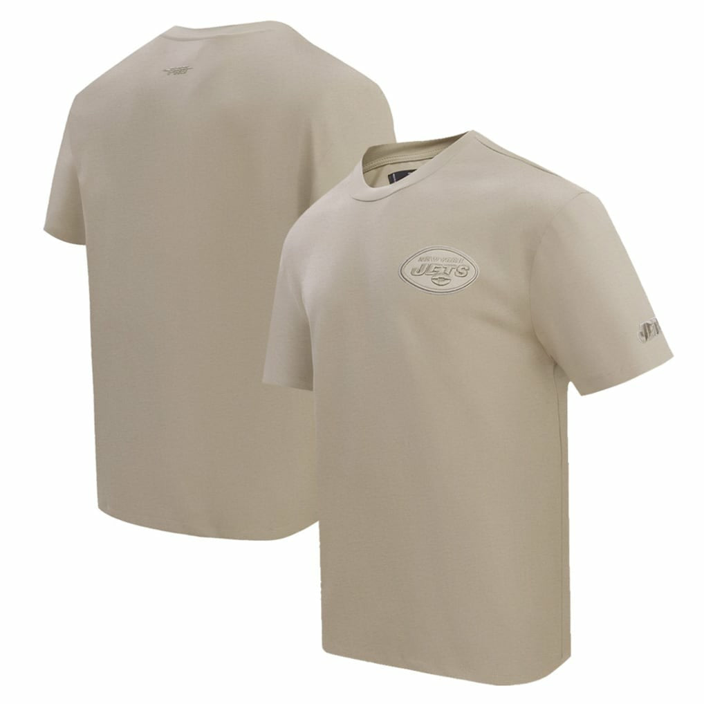 New York Jets Pro Standard Drop Shoulder T-Shirt - Tan T-shirts