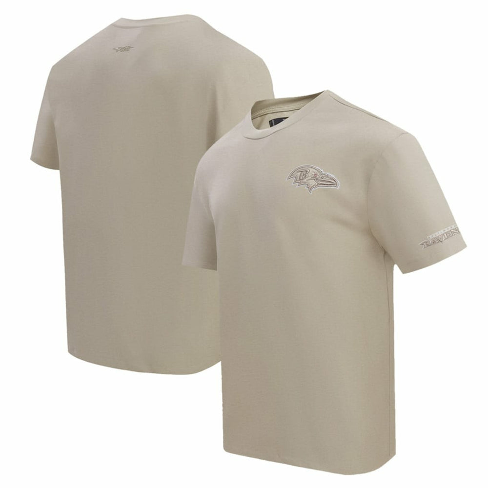 Baltimore Ravens Pro Standard Drop Shoulder T-Shirt - Tan T-shirts