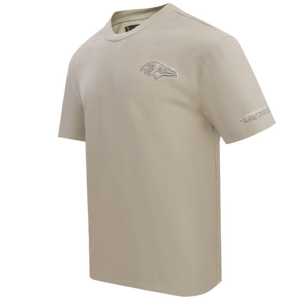 Baltimore Ravens Pro Standard Drop Shoulder T-Shirt - Tan T-shirts