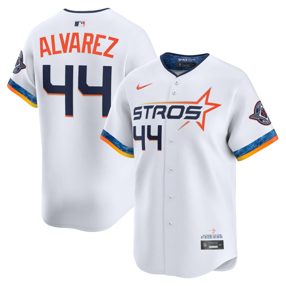Yordan Alvarez Houston Astros Nike 2025 City Connect Limited Player Jersey - White Jerseys