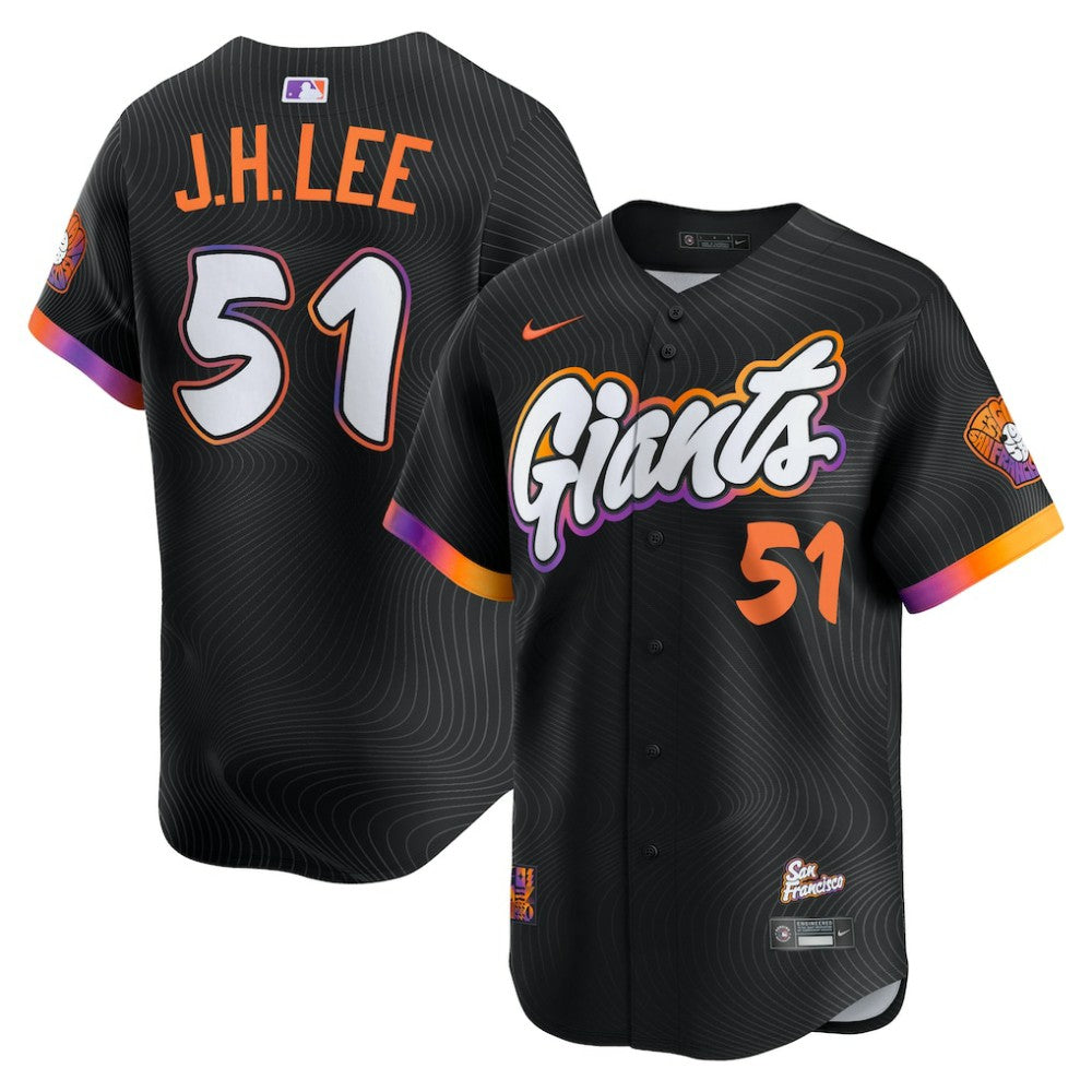 Jung Hoo Lee San Francisco Giants Nike 2025 City Connect Limited Jersey - Black Jerseys