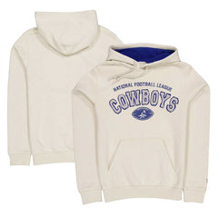 Dallas Cowboys New Era Historic Pullover Hoodie - Cream Hoodies