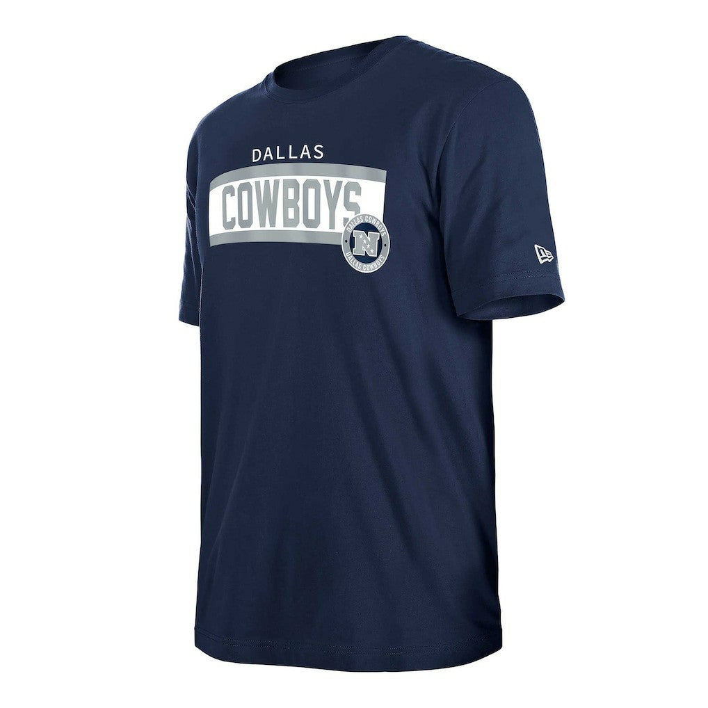 Dallas Cowboys New Era 3rd Down High Density Print T-Shirt - Navy T-shirts