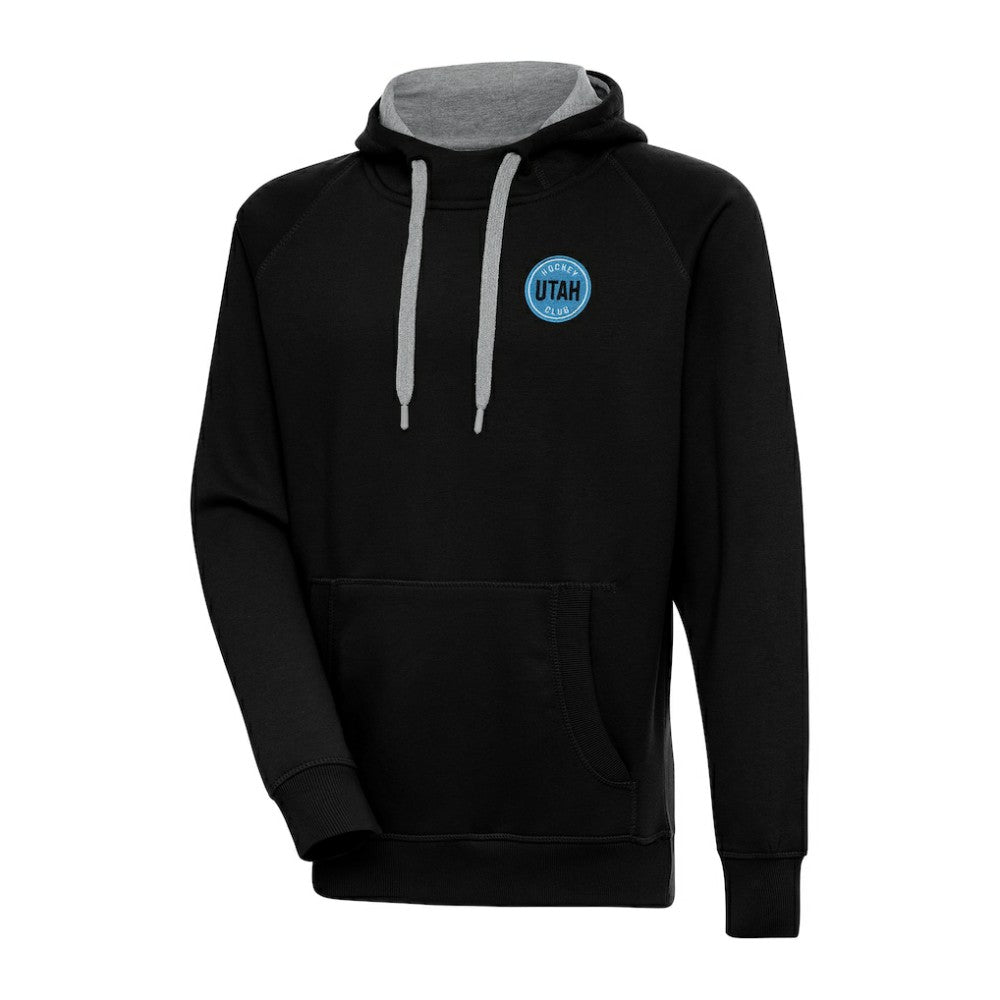 Utah Mammoth Antigua Victory Pullover Hoodie - Black | US 201952882