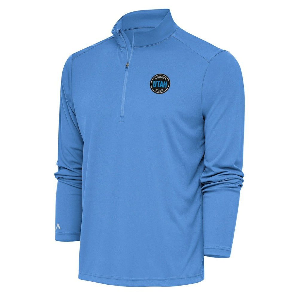 Utah Mammoth Antigua Tribute Quarter-Zip Pullover Top - Light Blue | US 201952891