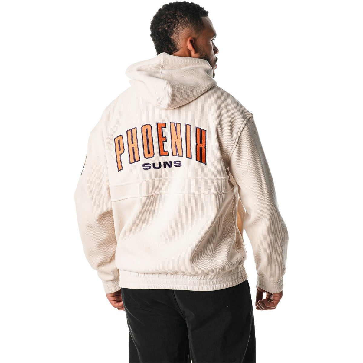 Phoenix Suns The Wild Collective Unisex Corduroy Tri-Blend Pullover Hoodie Cream