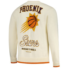 Phoenix Suns The Wild Collective Unisex Jacquard Knit Pullover Sweater Cream