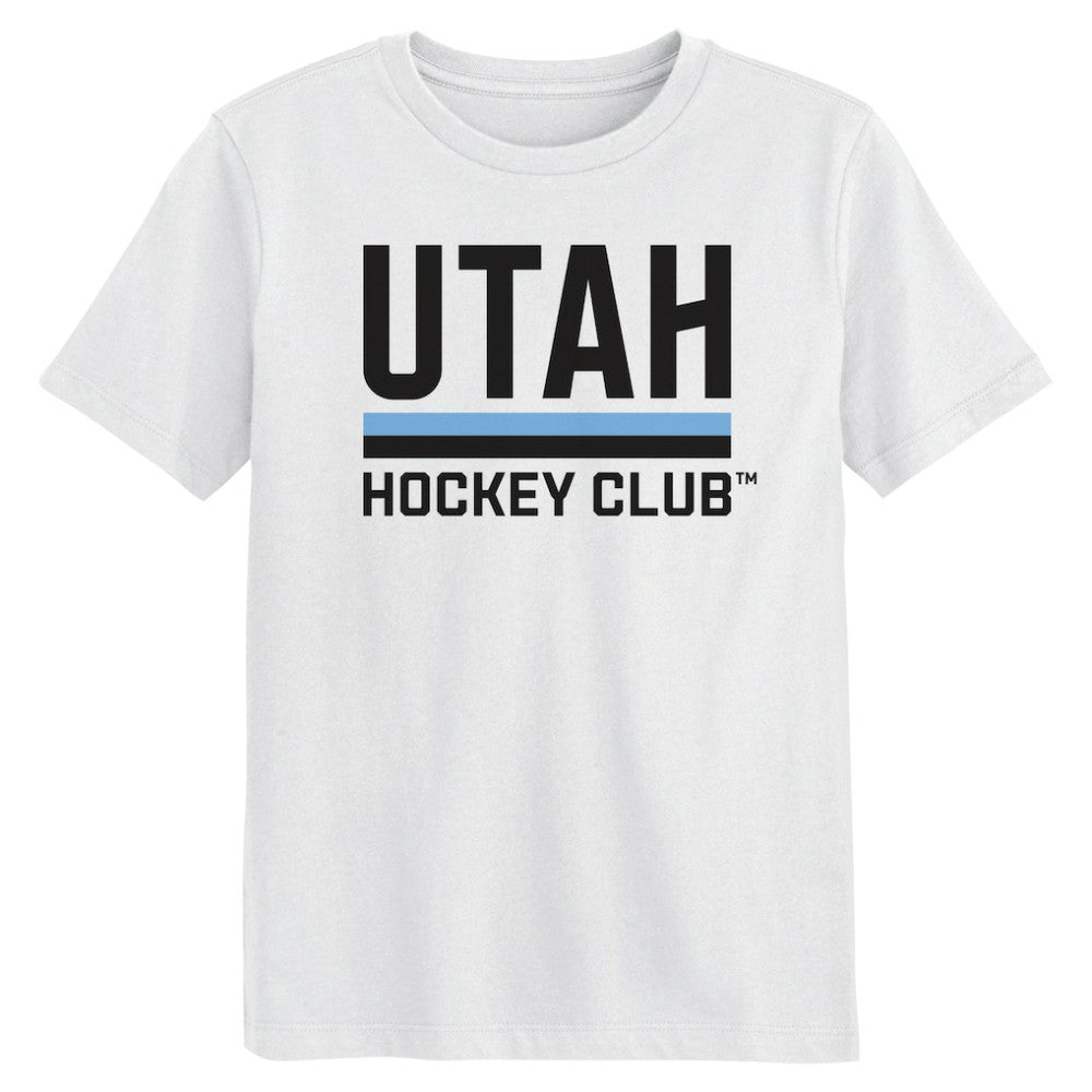 Utah Hockey Club Preschool Secondary Logo T-Shirt - White | US 201954991