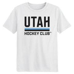 Utah Hockey Club Preschool Secondary Logo T-Shirt - White | US 201954991
