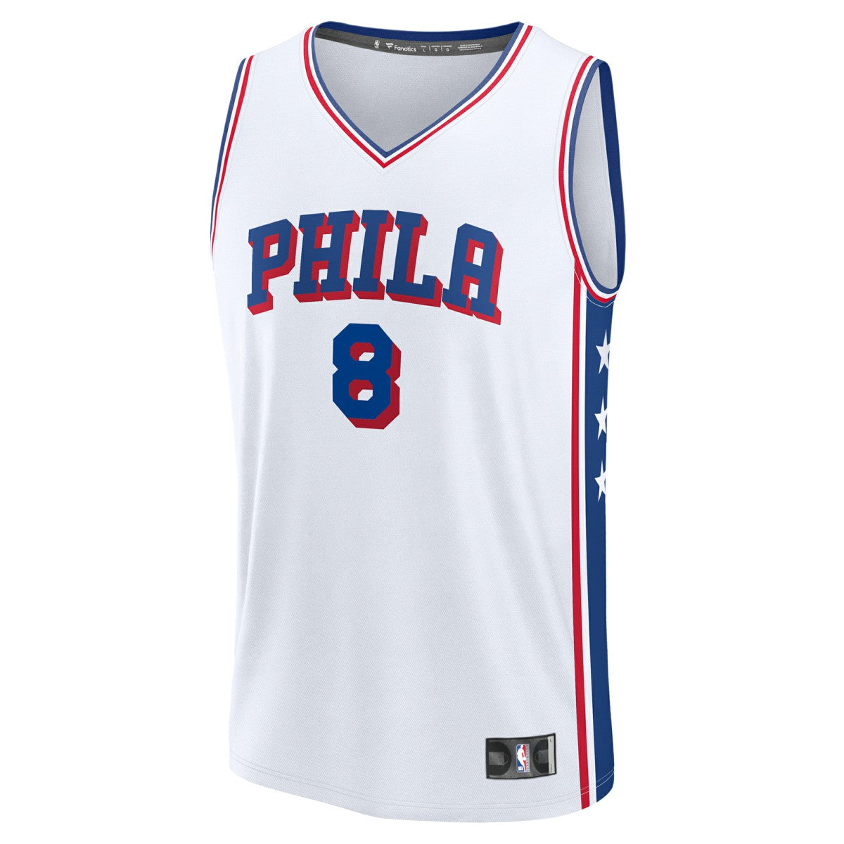 Paul George Philadelphia 76ers Youth Fast Break Replica Player Jersey Association Edition White - Fanatics