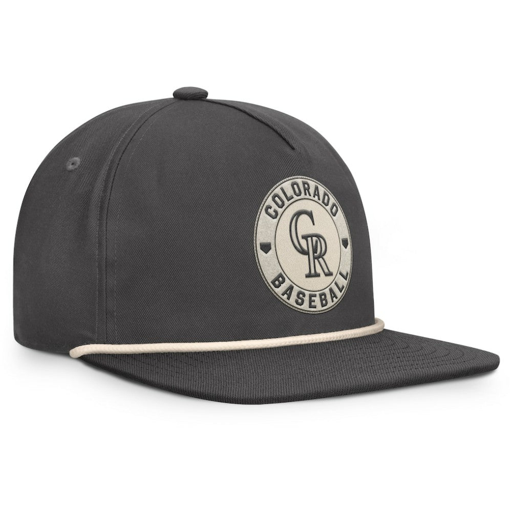 Colorado Rockies Fanatics Closer Adjustable Hat - Charcoal Hats