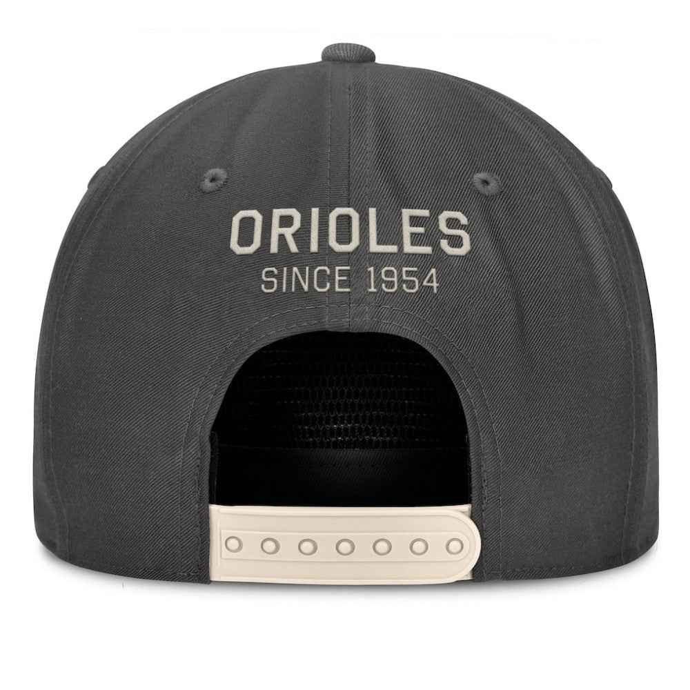 Baltimore Orioles Fanatics Closer Adjustable Hat - Charcoal Hats