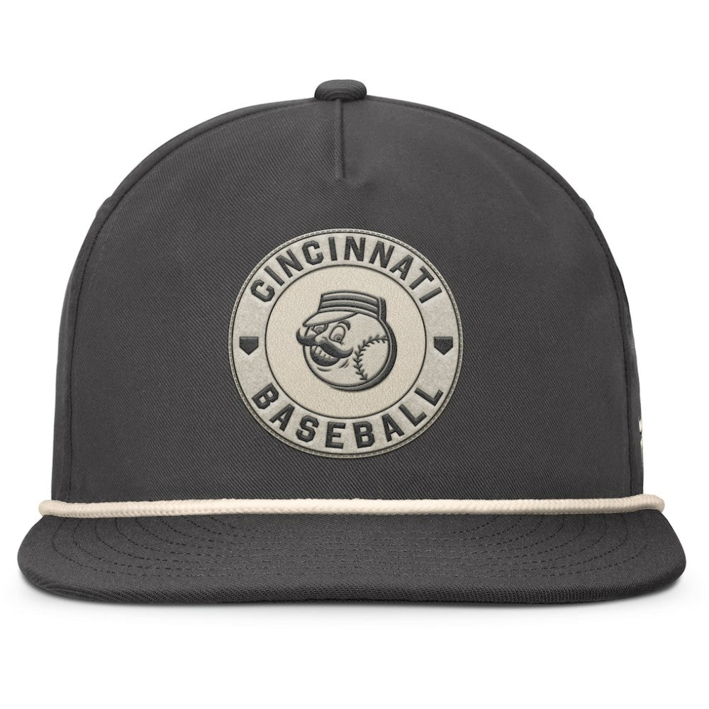 Cincinnati Reds Fanatics Closer Adjustable Hat - Charcoal Hats
