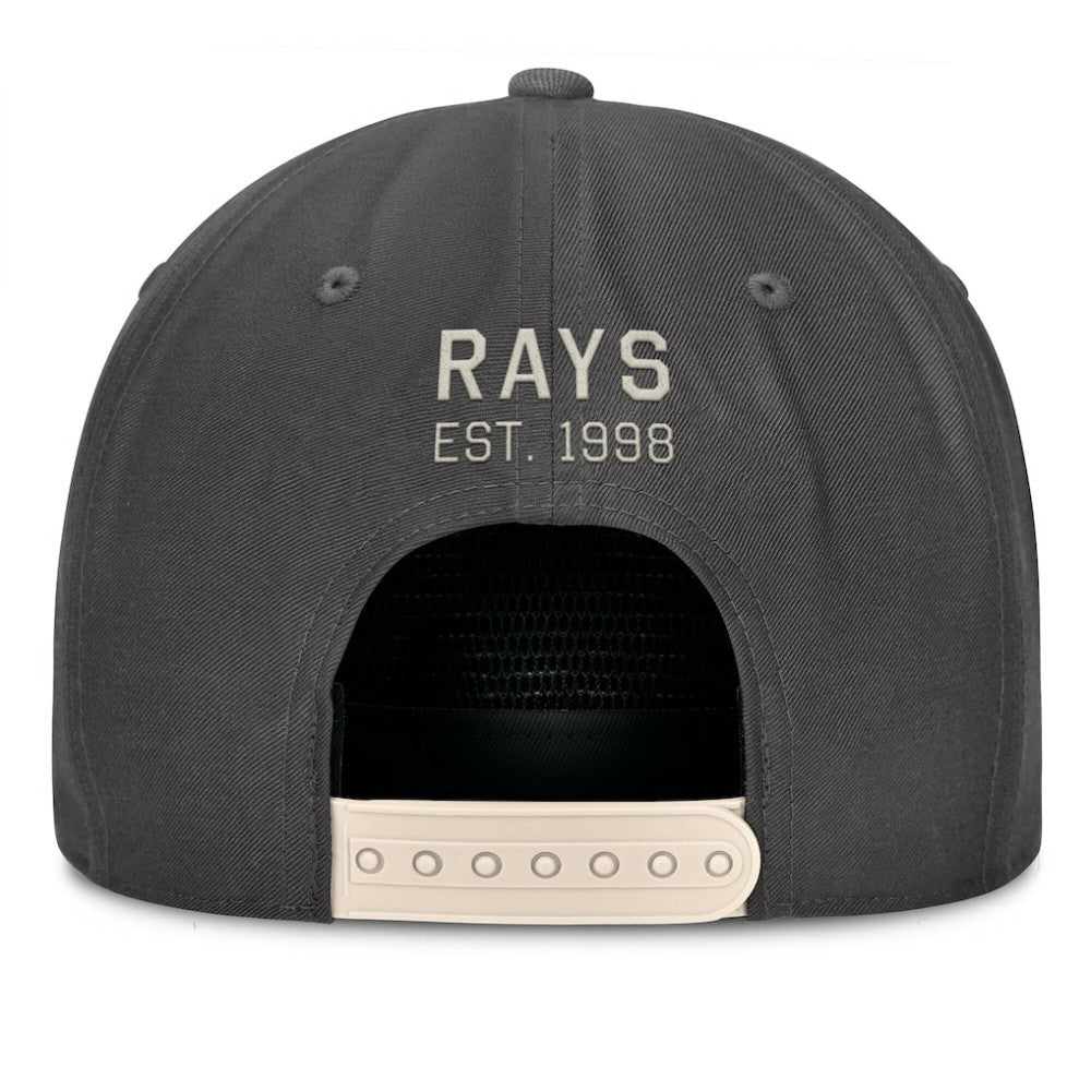 Tampa Bay Rays Fanatics Closer Adjustable Hat - Charcoal Hats