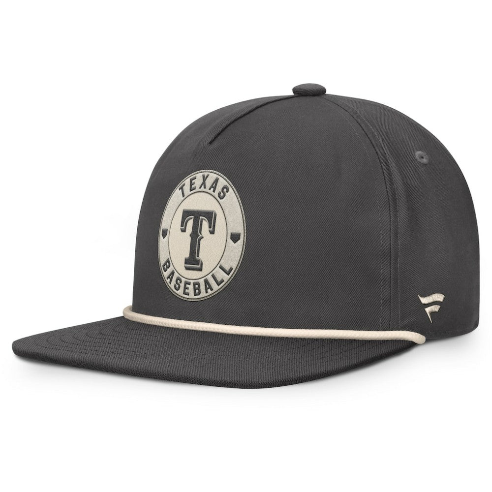 Texas Rangers Fanatics Closer Adjustable Hat - Charcoal Hats