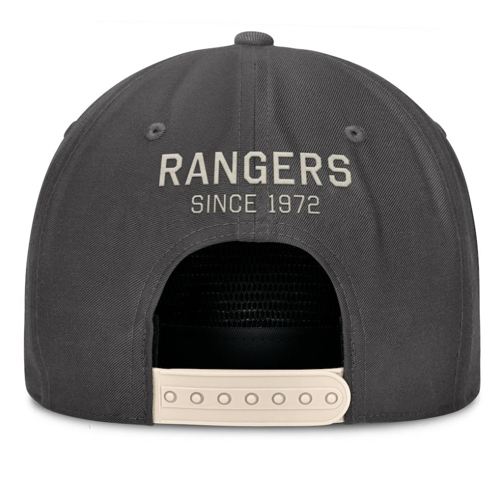 Texas Rangers Fanatics Closer Adjustable Hat - Charcoal Hats