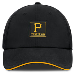 Pittsburgh Pirates Fanatics Level Up Driver Adjustable Hat - Black Hats