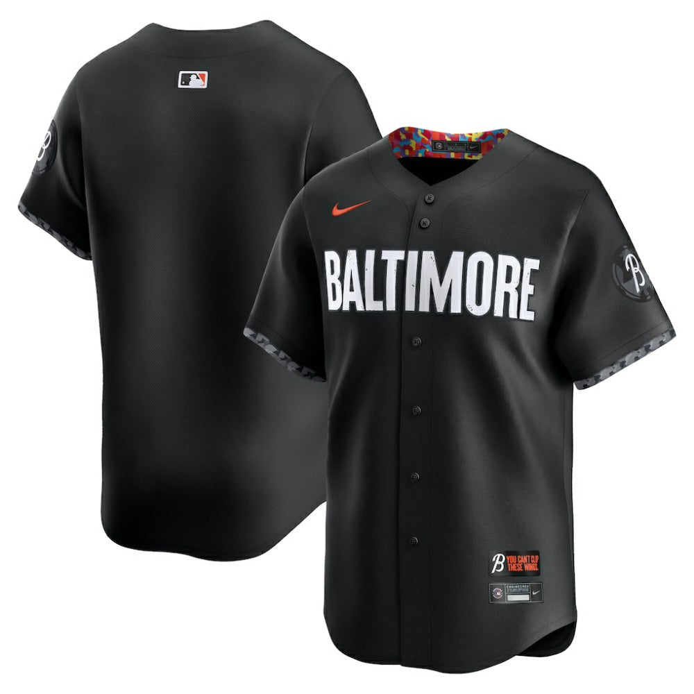Baltimore Orioles Nike City Connect Limited Jersey - Black Jerseys
