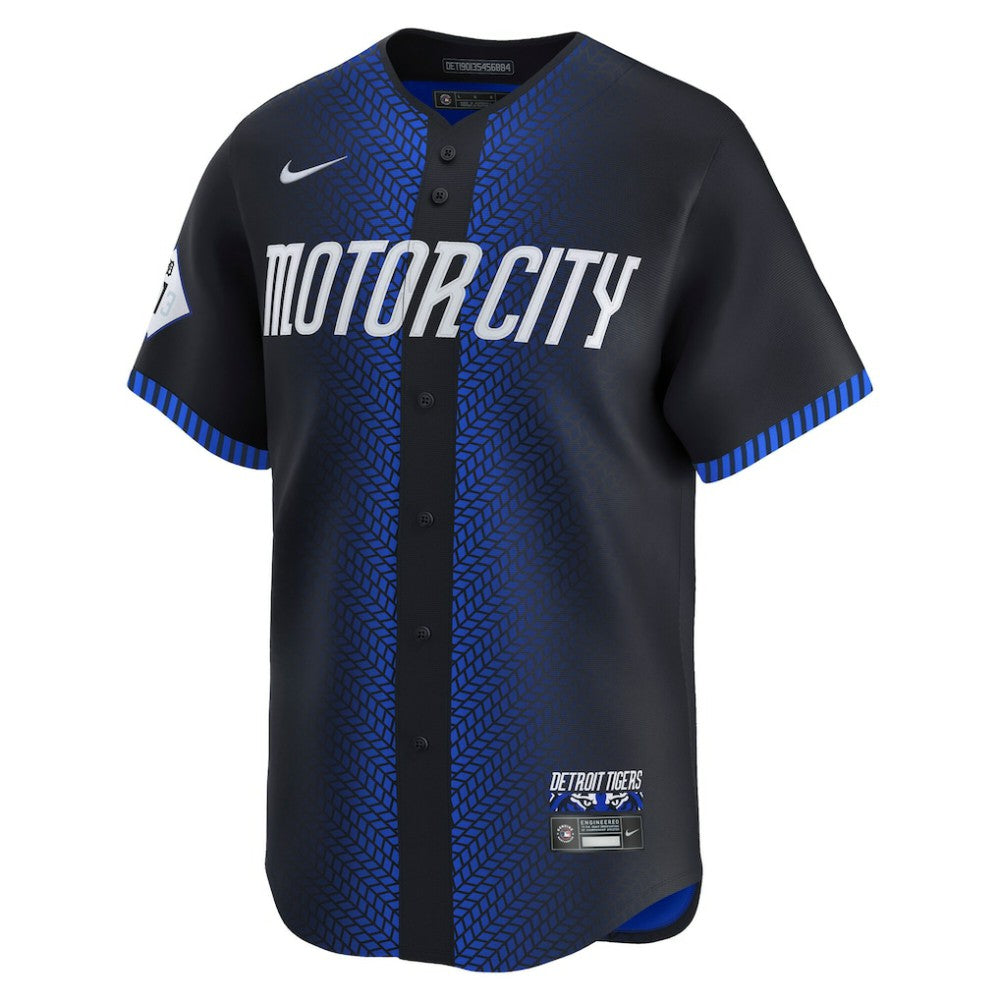 Detroit Tigers Nike City Connect Limited Jersey - Blue Jerseys