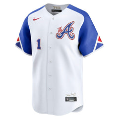 Ozzie Albies Atlanta Braves Nike City Connect Limited Jersey - White Jerseys