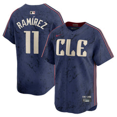 José Ramírez Cleveland Guardians Nike City Connect Limited Player Jersey - Navy Jerseys