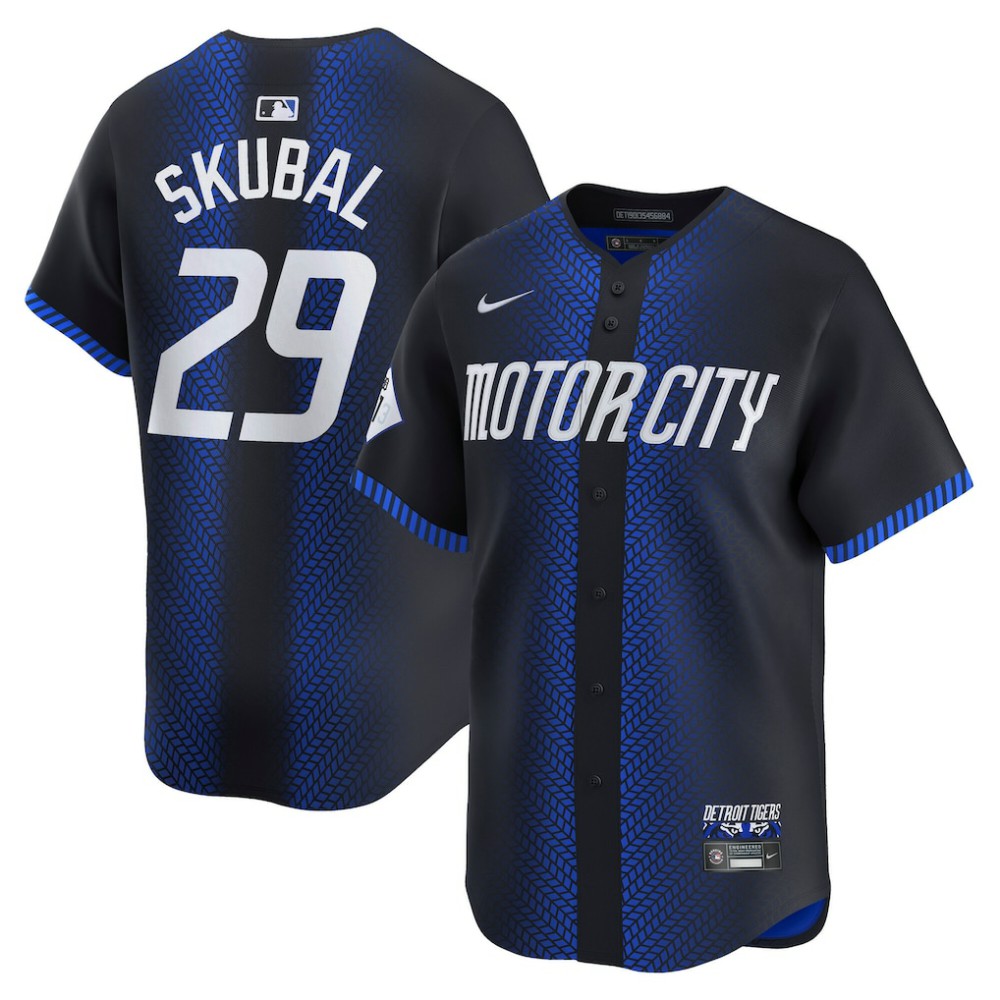 Tarik Skubal Detroit Tigers Nike City Connect Limited Jersey - Navy Jerseys