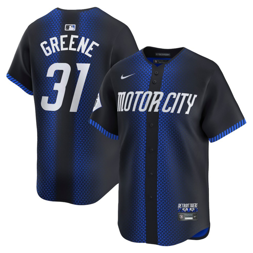 Riley Greene Detroit Tigers Nike City Connect Limited Jersey - Navy Jerseys