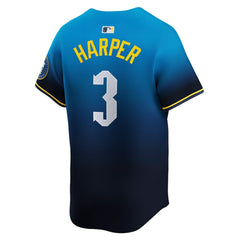 Bryce Harper Philadelphia Phillies Nike City Connect Limited Jersey - Blue Jerseys